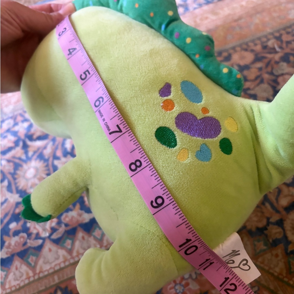 Rare Moriah Elizabeth You Tube ME creator’s Pickle Dino Lime Plush Dinosaur Toy! - Picture 7 of 7